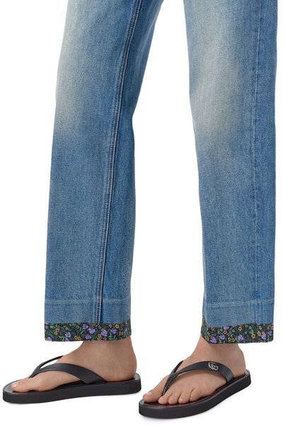 Кожаные шлепанцы GUCCI, арт. 854812/0R000, фото 2