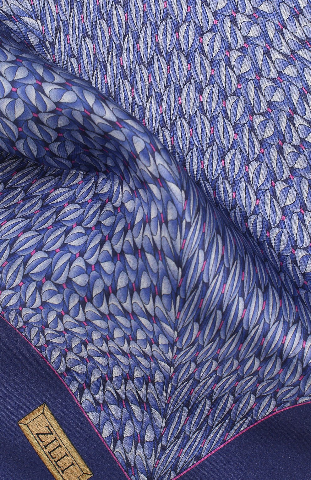 Шелковый платок ZILLI фиолетового цвета по цене 8995 руб., арт. 50715/HANDKERCHIEFS, фото 2 Шелковый платок ZILLI, арт. 50715/HANDKERCHIEFS, фото 2