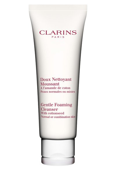 Женского очищающий пенящийся крем с экстрактом хлопка doux nettoyant (125ml) CLARINS, арт. 1240100