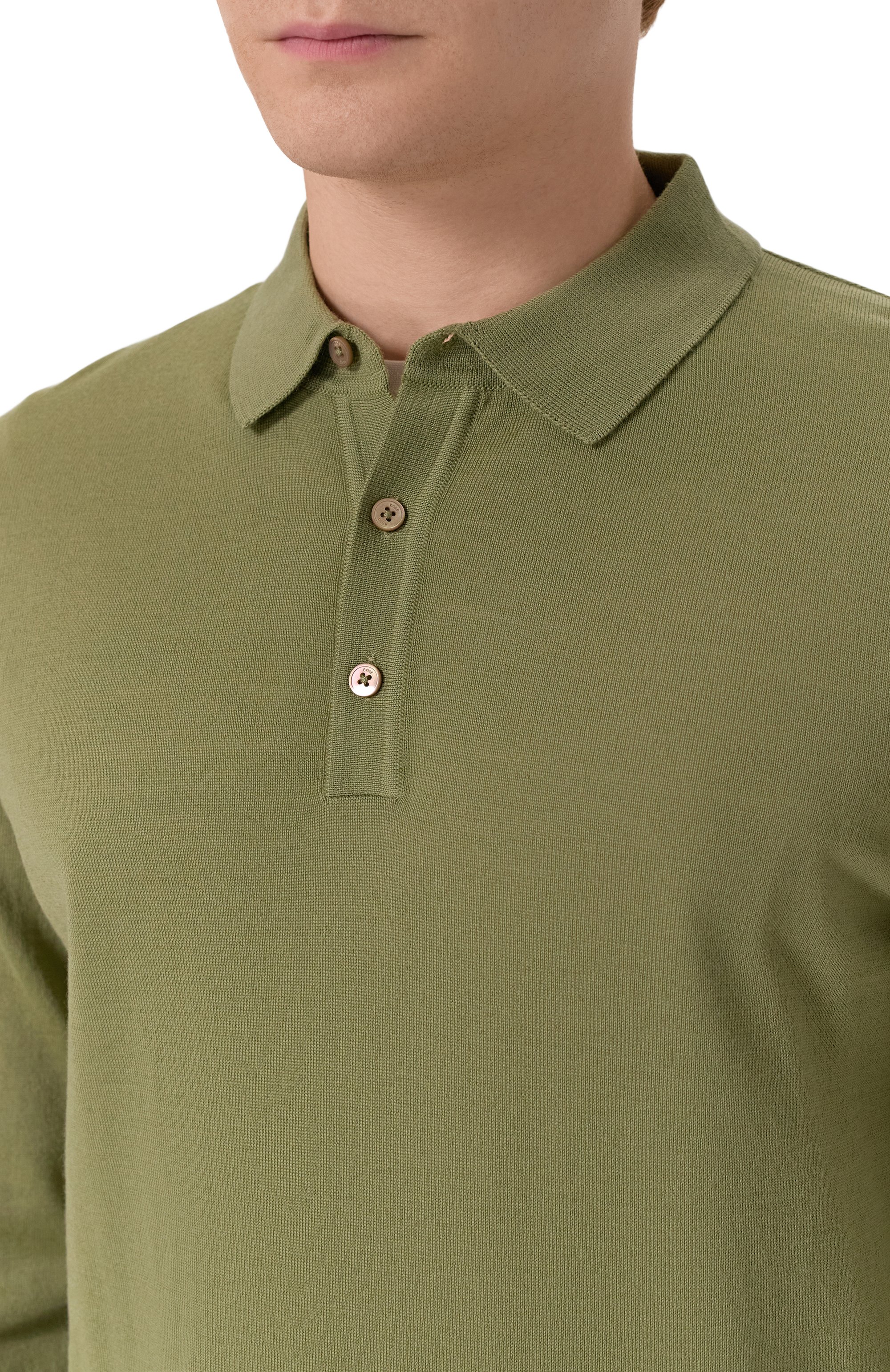 Шерстяное поло BOSS, арт. 50476355, фото 5