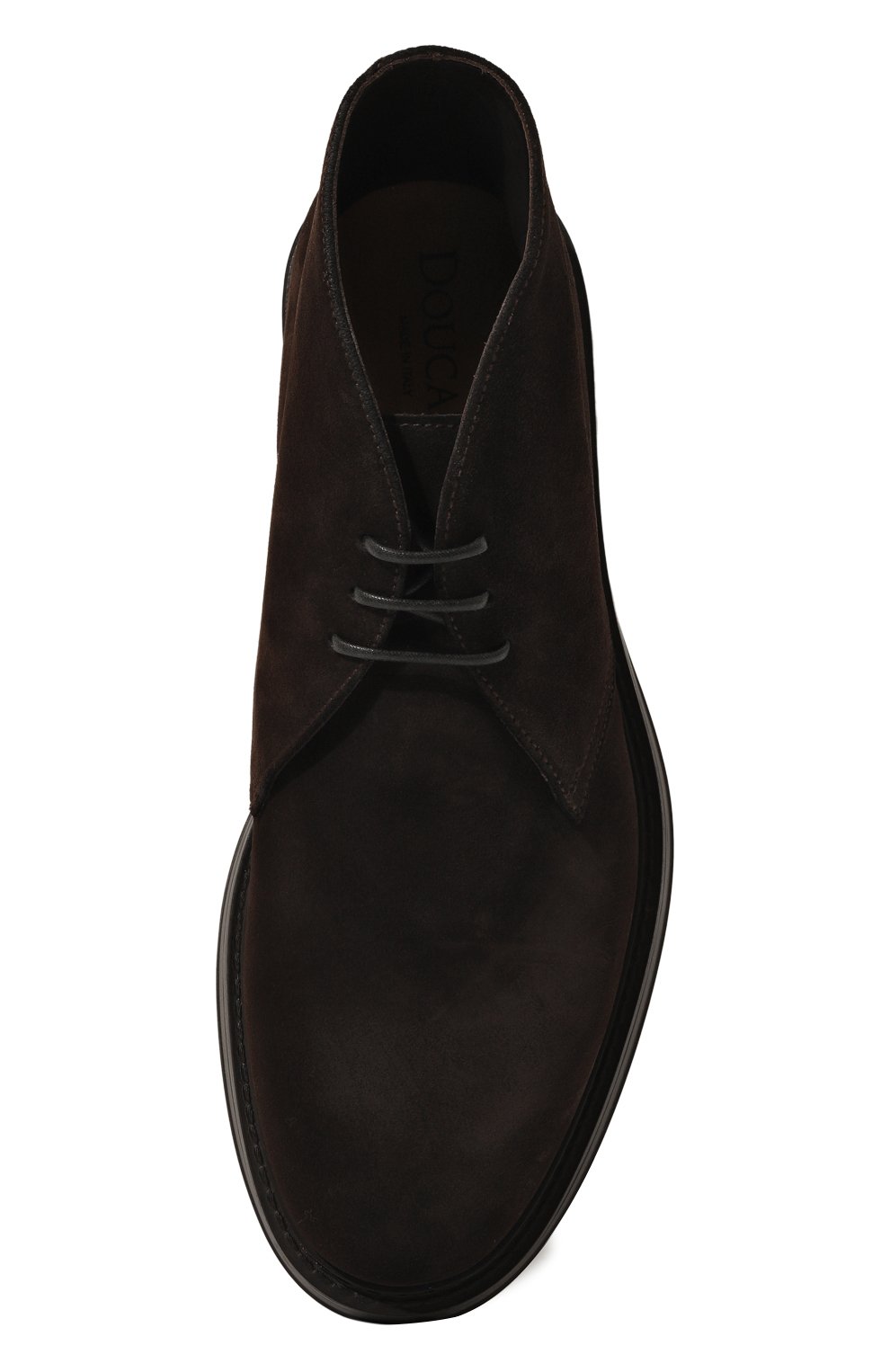 Замшевые ботинки DOUCAL'S темно-коричневого цвета по цене 52100 руб., арт. DU3237BRUXUF009T, фото 6 Замшевые ботинки DOUCAL'S, арт. DU3237BRUXUF009T, фото 6