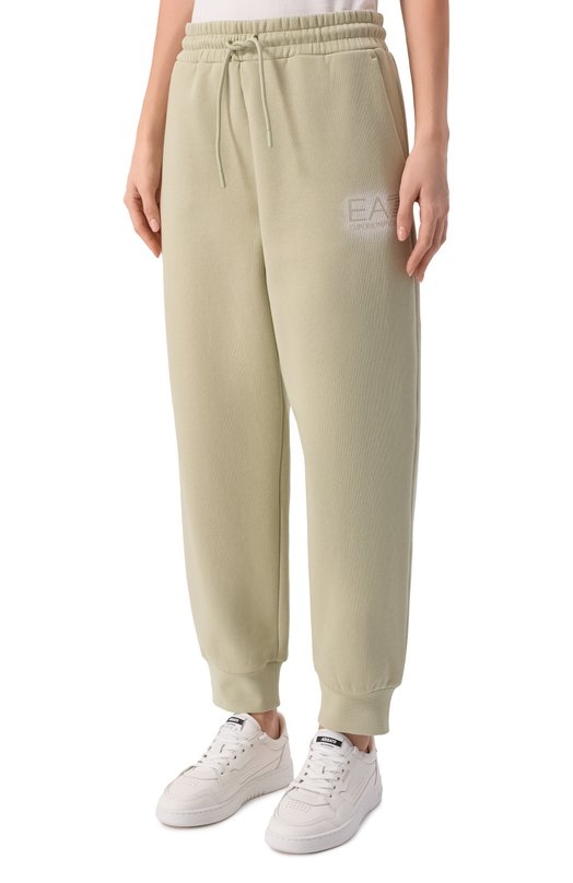 Хлопковый костюм EA7 7W000947/AF10377 Зелёный  7W000947/AF10377 Фото 4