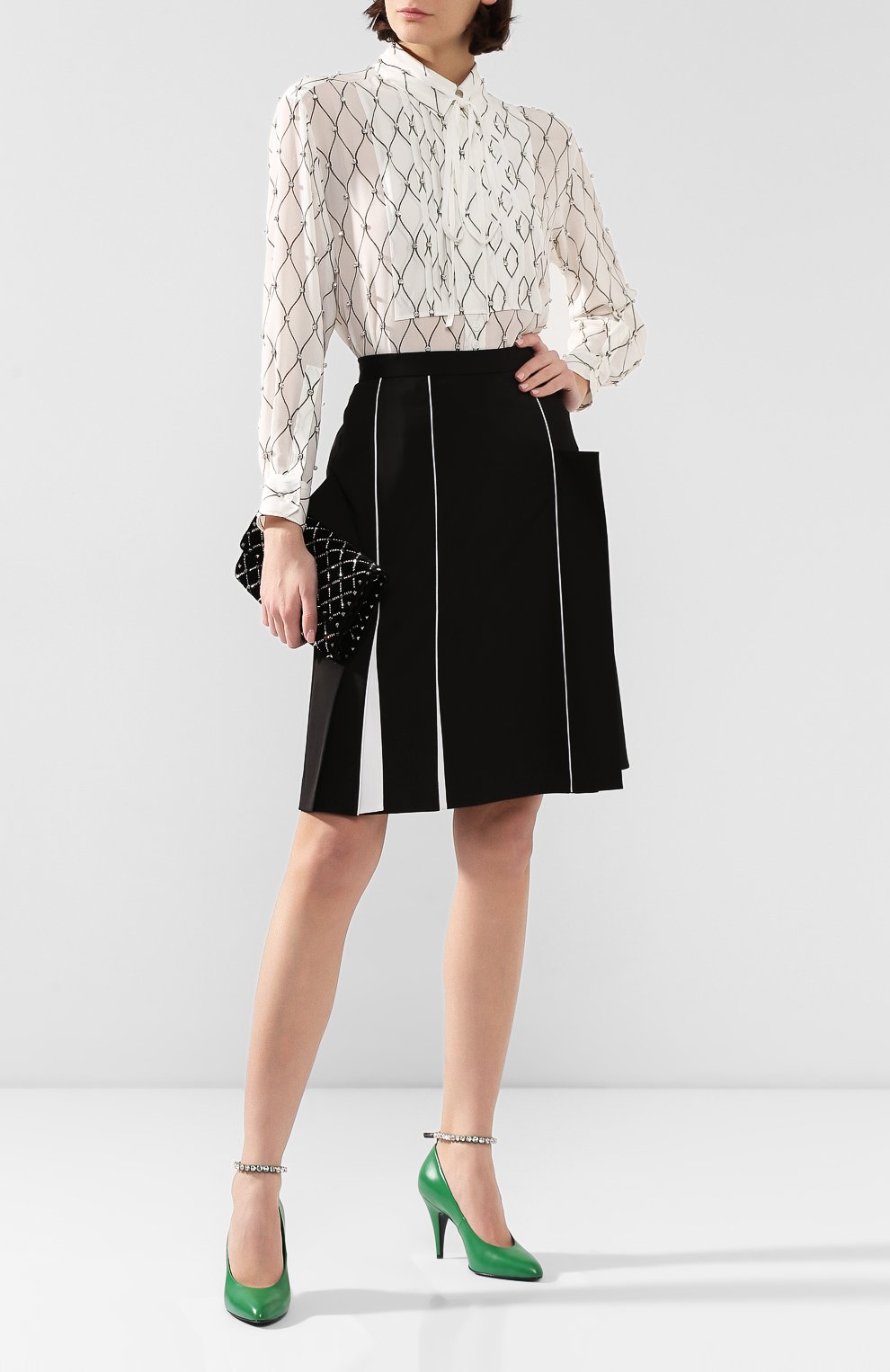 Кожаные туфли blanca GUCCI, арт. 590988/C9D00, фото 2