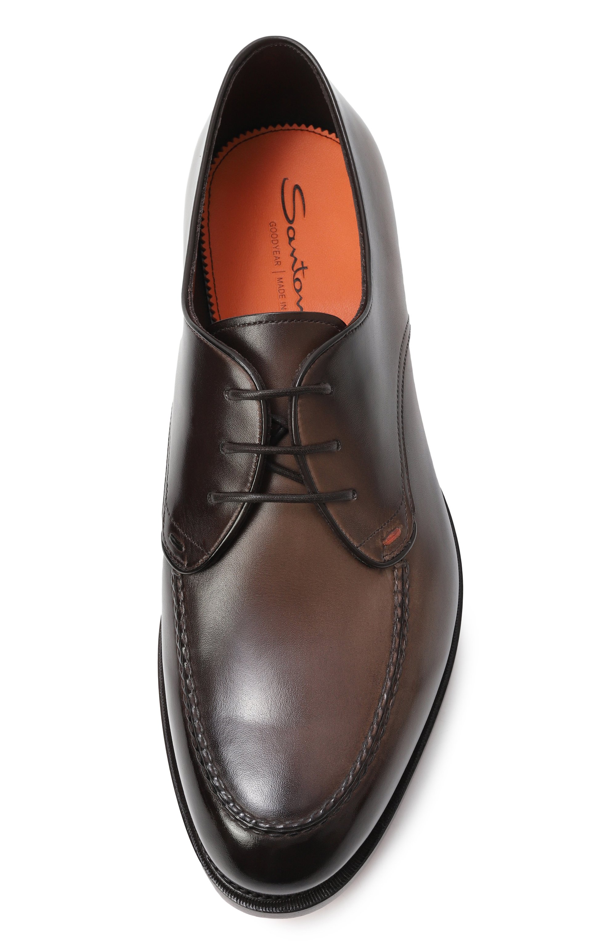 Кожаные дерби colin SANTONI, арт. MCCG18999PC7HFUL, фото 6