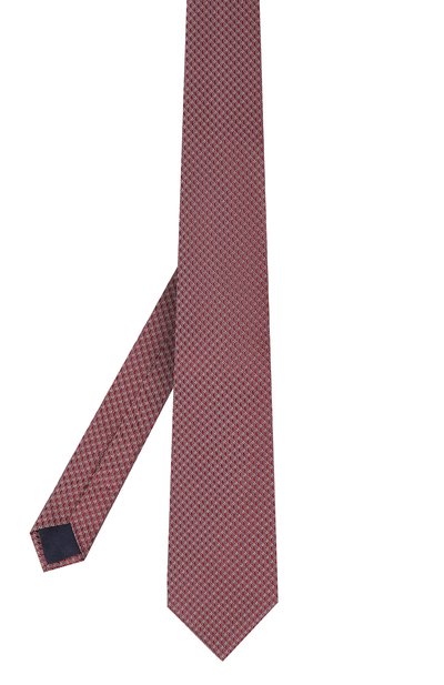 Шелковый галстук CORNELIANI бордового цвета по цене 23400 руб., арт. 93U302-9320308, фото 3 Шелковый галстук CORNELIANI, арт. 93U302-9320308, фото 3