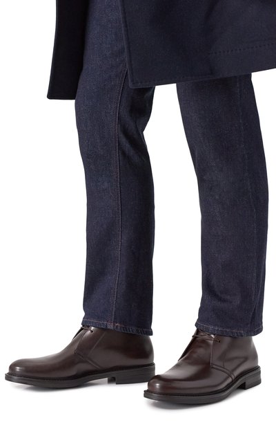 Кожаные дезерты W.GIBBS, арт. 3169005/CAFTEK FUR, фото 3