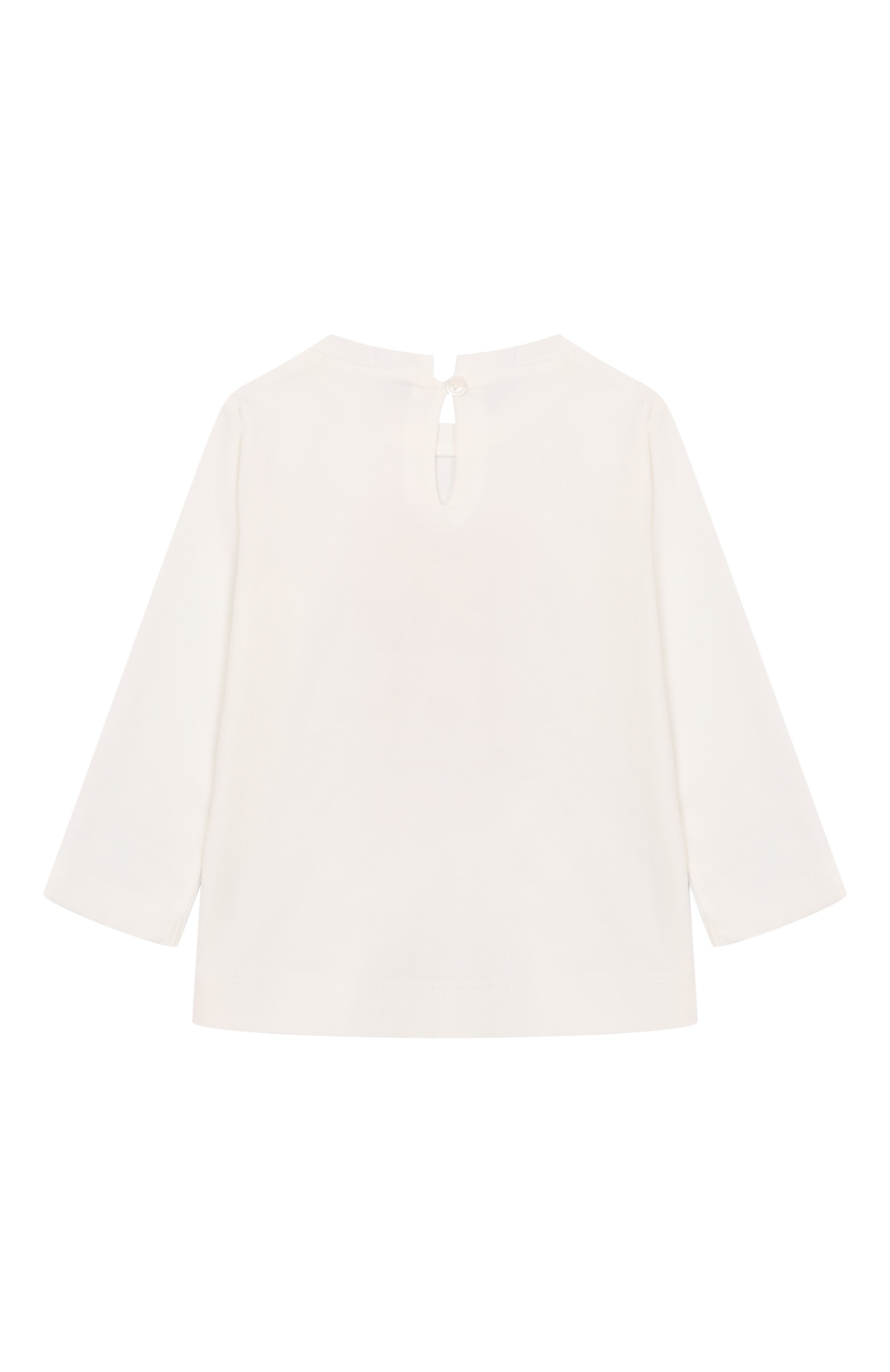 Хлопковый лонгслив MONNALISA, арт. 39F605, фото 2