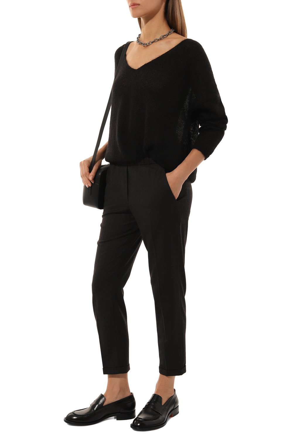 Брюки из шерсти и вискозы ANTONELLI FIRENZE, арт. B8557M/875B, фото 2