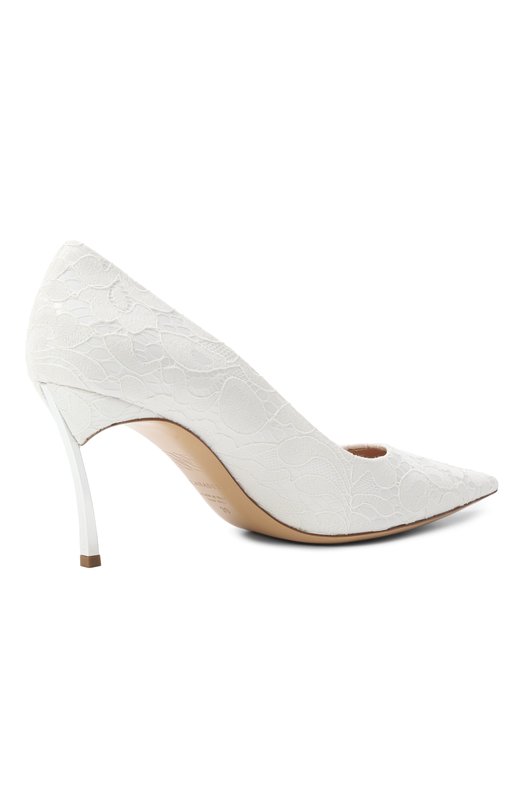 Комбинированные туфли Liberty Blade Casadei 1F940X080MC2837 Белый  1F940X080MC2837 Фото 5