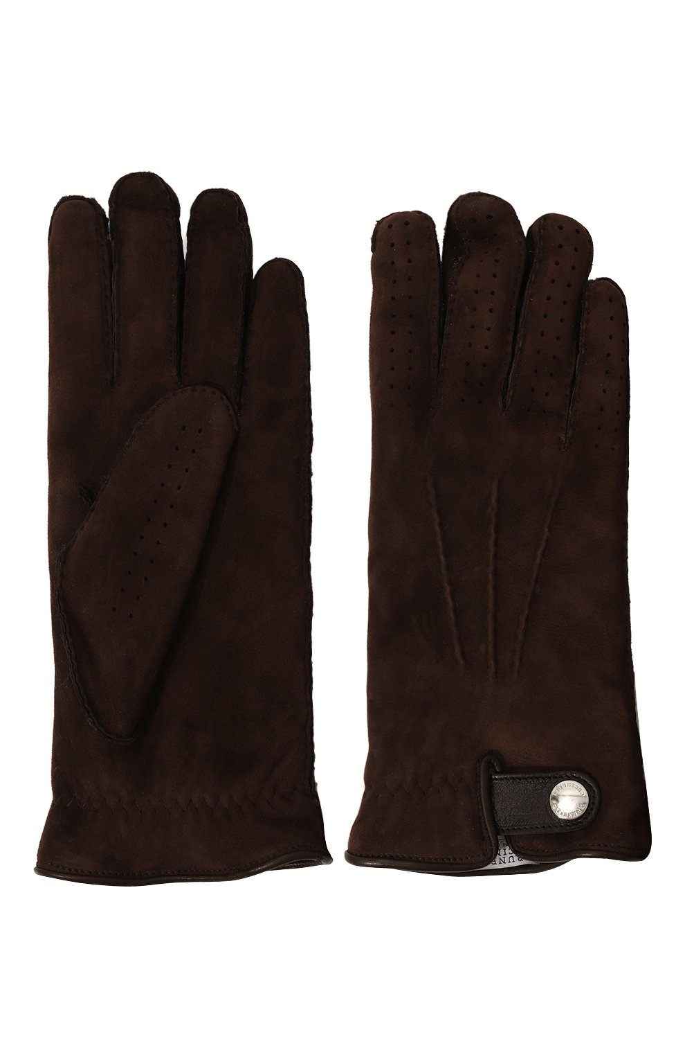 Замшевые перчатки BRUNELLO CUCINELLI, арт. MPMLV93608, фото 2
