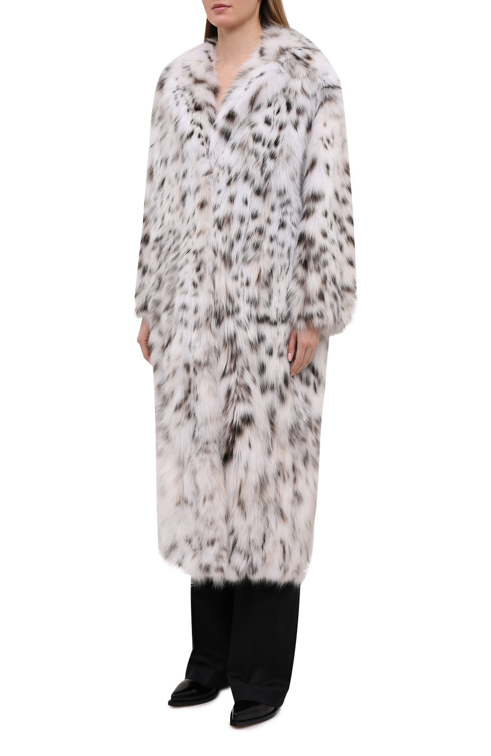 Шуба из меха рыси ZILLI, арт. WAW-GUI01-LYNX0/0001/LRUF, фото 3