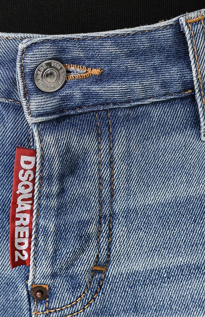 Джинсы DSQUARED2 синего цвета по цене 54600 руб., арт. S75LB0324/S30662, фото 5 Джинсы DSQUARED2, арт. S75LB0324/S30662, фото 5