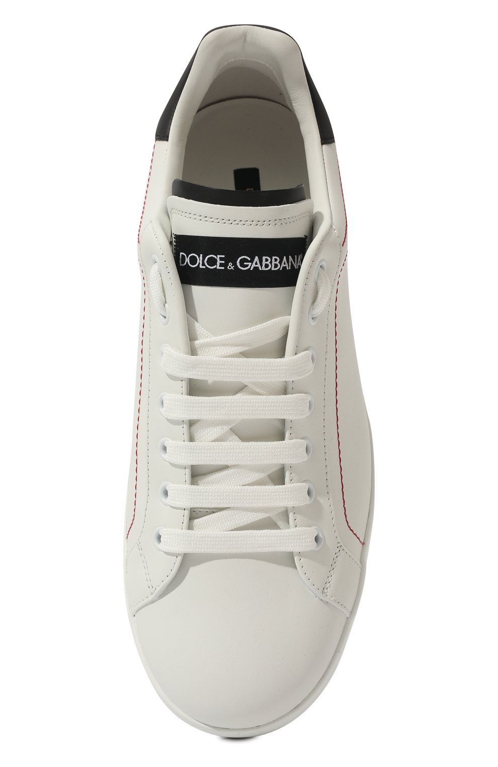 Кожаные кеды portofino DOLCE & GABBANA, арт. CS1760/AH526, фото 6