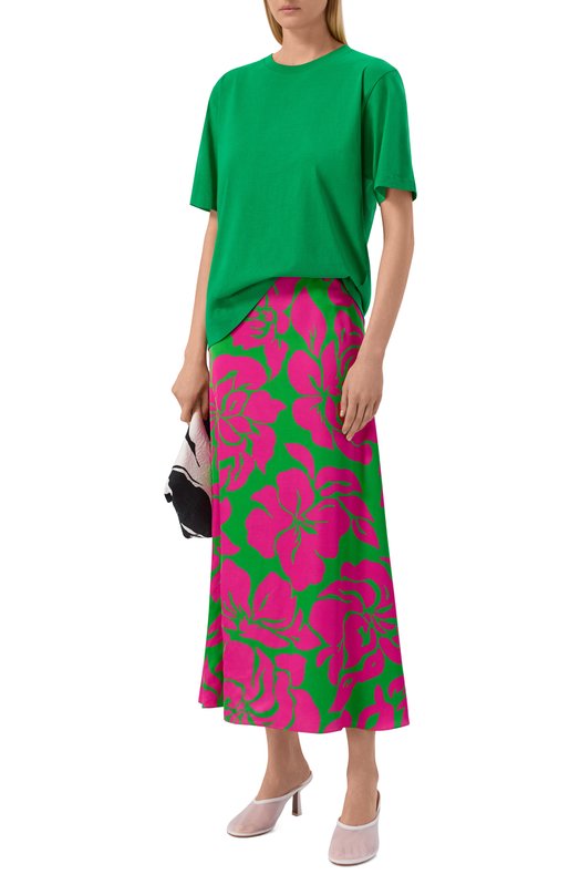 Юбка из вискозы Dries Van Noten 010812/3189 Разноцветный  010812/3189 Фото 2
