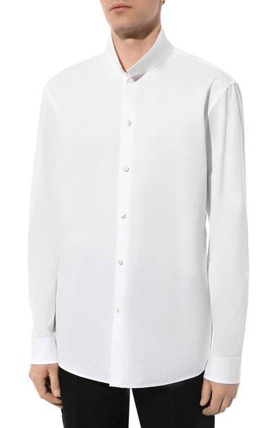 Хлопковая сорочка BALMAIN, арт. YH0HS105CC52, фото 3