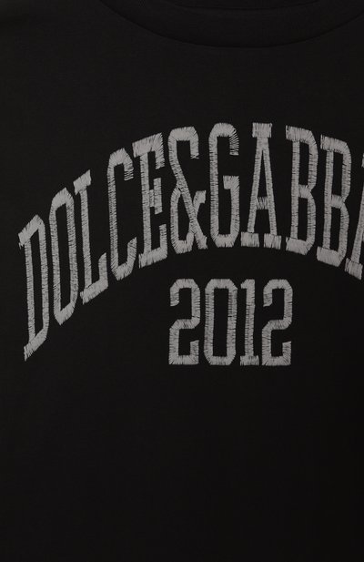Хлопковый лонгслив DOLCE & GABBANA, арт. L4JTCY/G7PIN/8-12+, фото 3