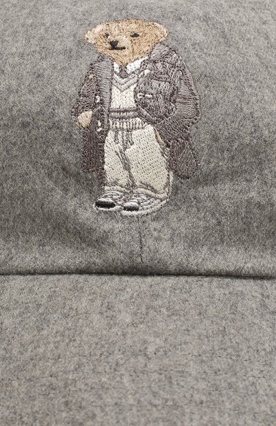 Шерстяная бейсболка с вышивкой RALPH LAUREN, арт. 790725530, фото 3