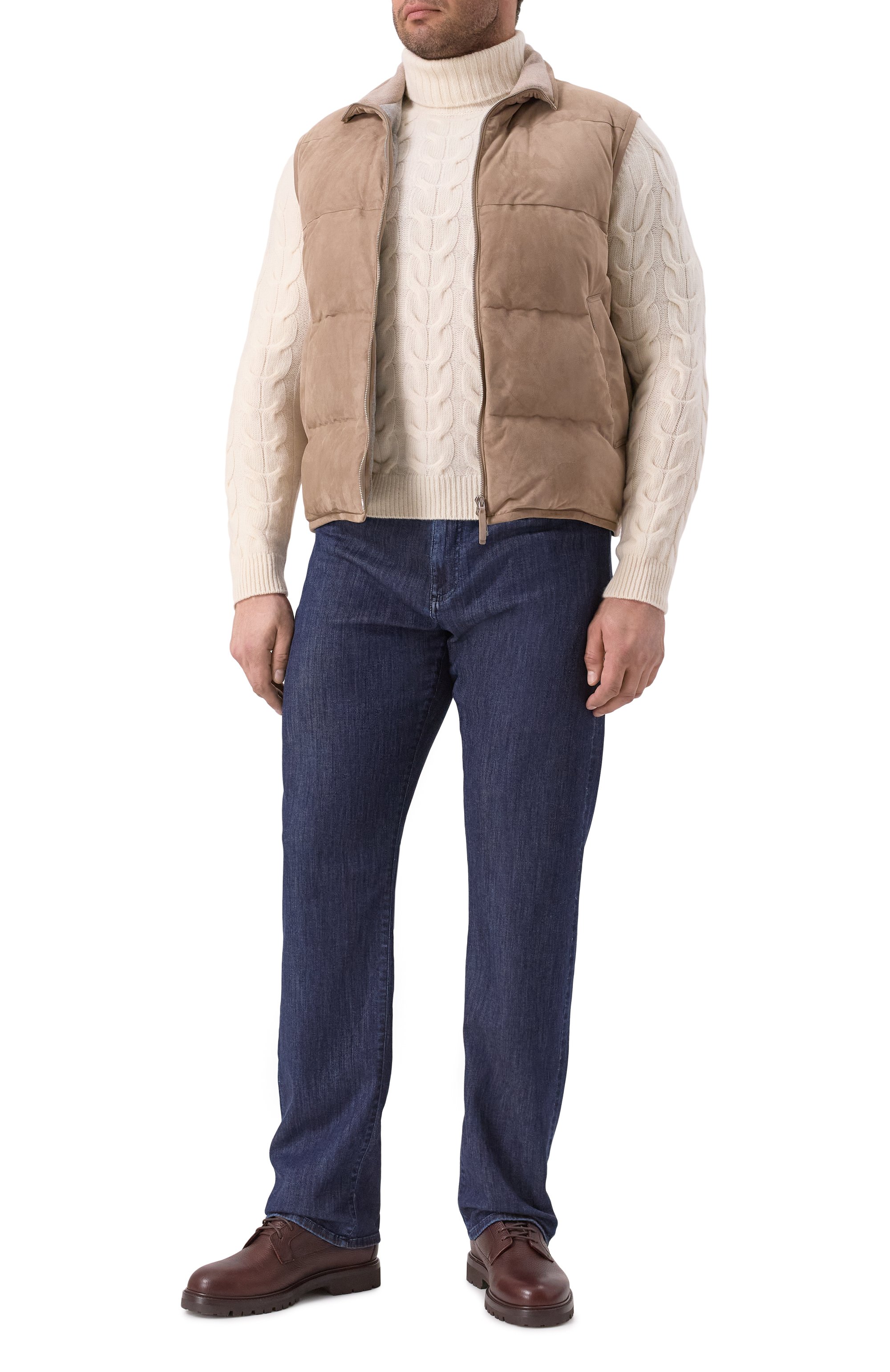 Замшевый жилет ZEGNA, арт. E184/UEPVMA8, фото 2