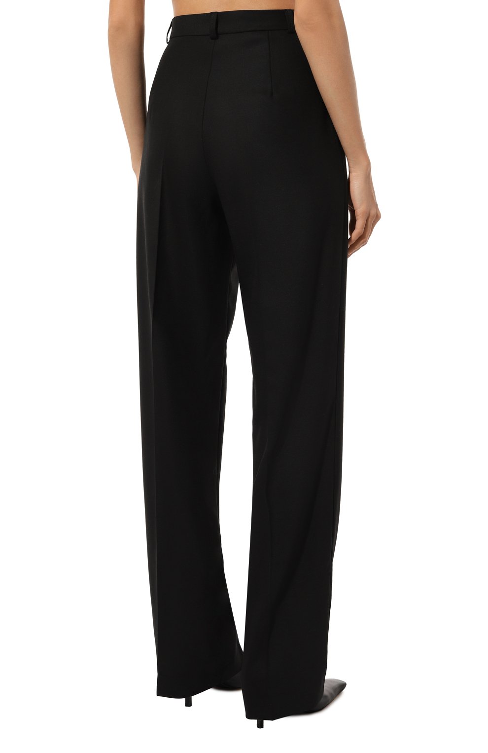 Шерстяные брюки NOBLE&BRULEE черного цвета по цене 72000 руб., арт. NB111/010923/765, фото 4 Шерстяные брюки NOBLE&BRULEE, арт. NB111/010923/765, фото 4