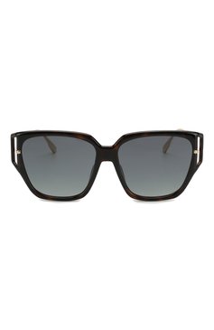 Женские солнцезащитные очки DIOR EYEWEAR темно-коричневого цвета, арт. DI0RDIRECTI0N3F 086 | Фото 3 (Статус проверки: Проверена категория; Тип очков: С/з; Региональные ограничения белый список (Axapta Mercury): RU, Не проставлено; Re-sync: On; Нос: Не проставлено; Очки форма: Квадратные, Прямоугольные; Оптика Гендер: оптика-женское)