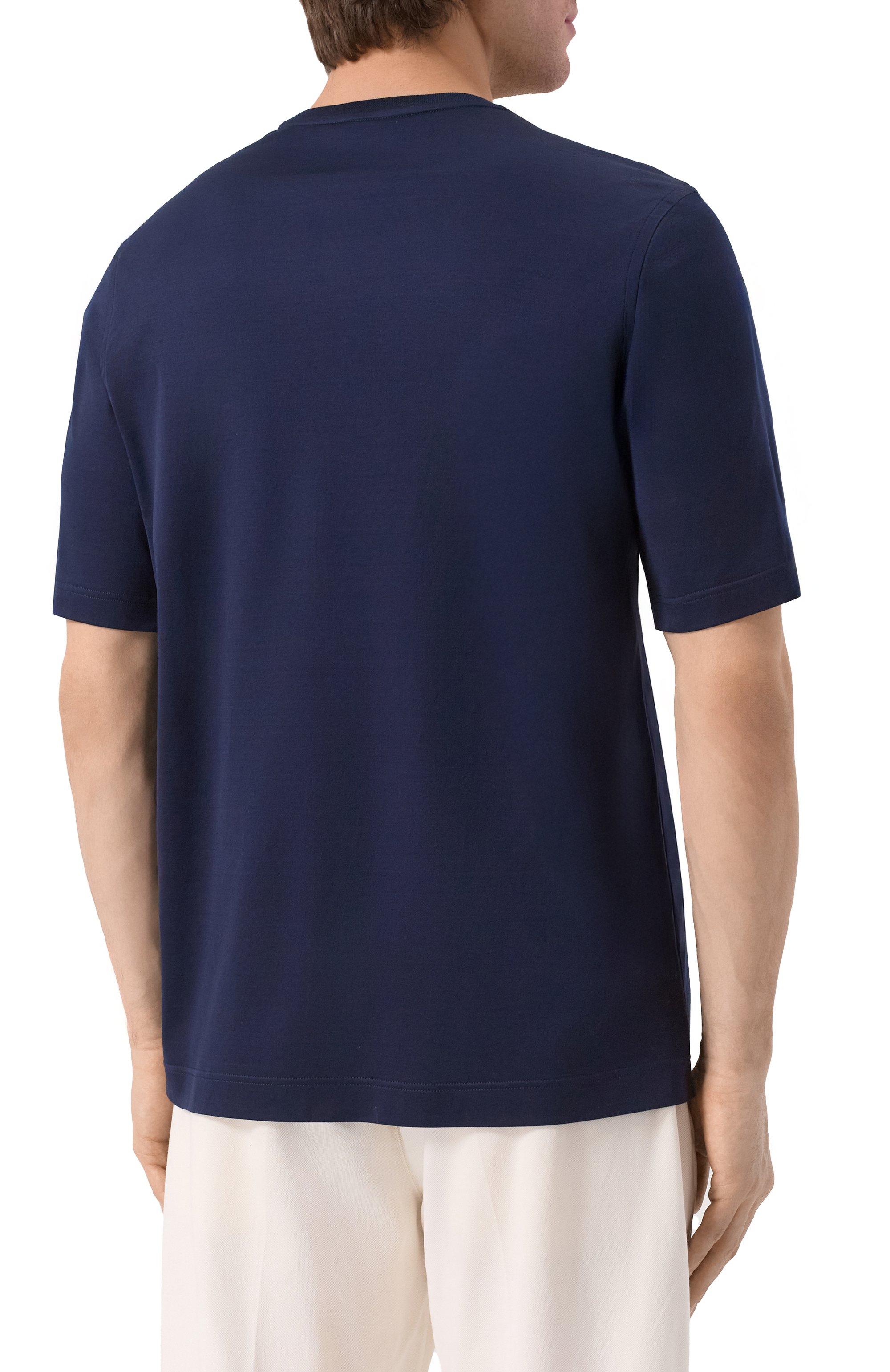 Хлопковая футболка ZILLI, арт. TSR03IM0100VSNAK0, фото 4