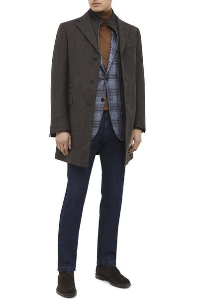 Шерстяное пальто CORNELIANI коричневого цвета по цене 123000 руб., арт. 861590-0812400/00, фото 2 Шерстяное пальто CORNELIANI, арт. 861590-0812400/00, фото 2