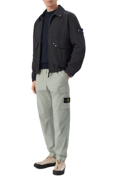 Хлопковые джоггеры STONE ISLAND, арт. L1S153100031/S0003, фото 2