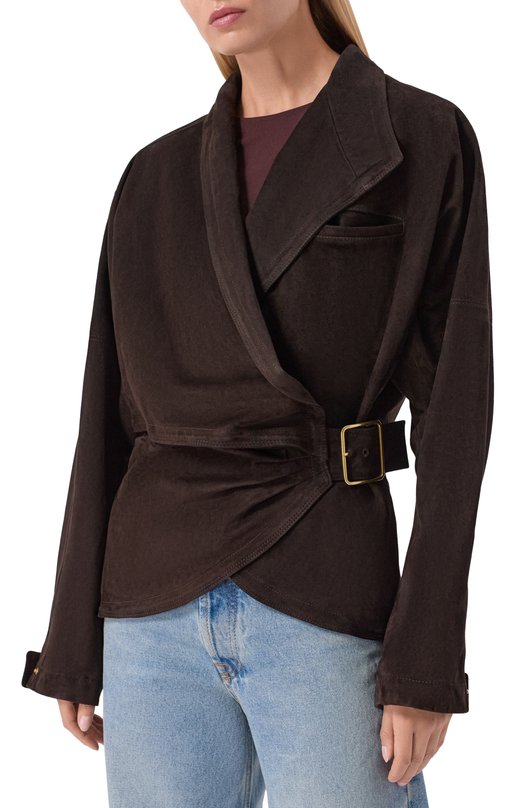 Замшевая куртка Darkpark WJA10/LTS02 Коричневый  WJA10/LTS02 Фото 3