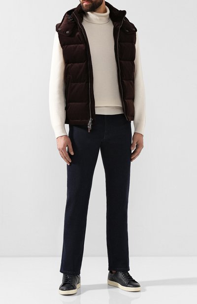 Джинсы BRIONI темно-синего цвета по цене 103500 руб., арт. SPNJ0M/07D19/STELVI0/SMER, фото 2 Джинсы BRIONI, арт. SPNJ0M/07D19/STELVI0/SMER, фото 2