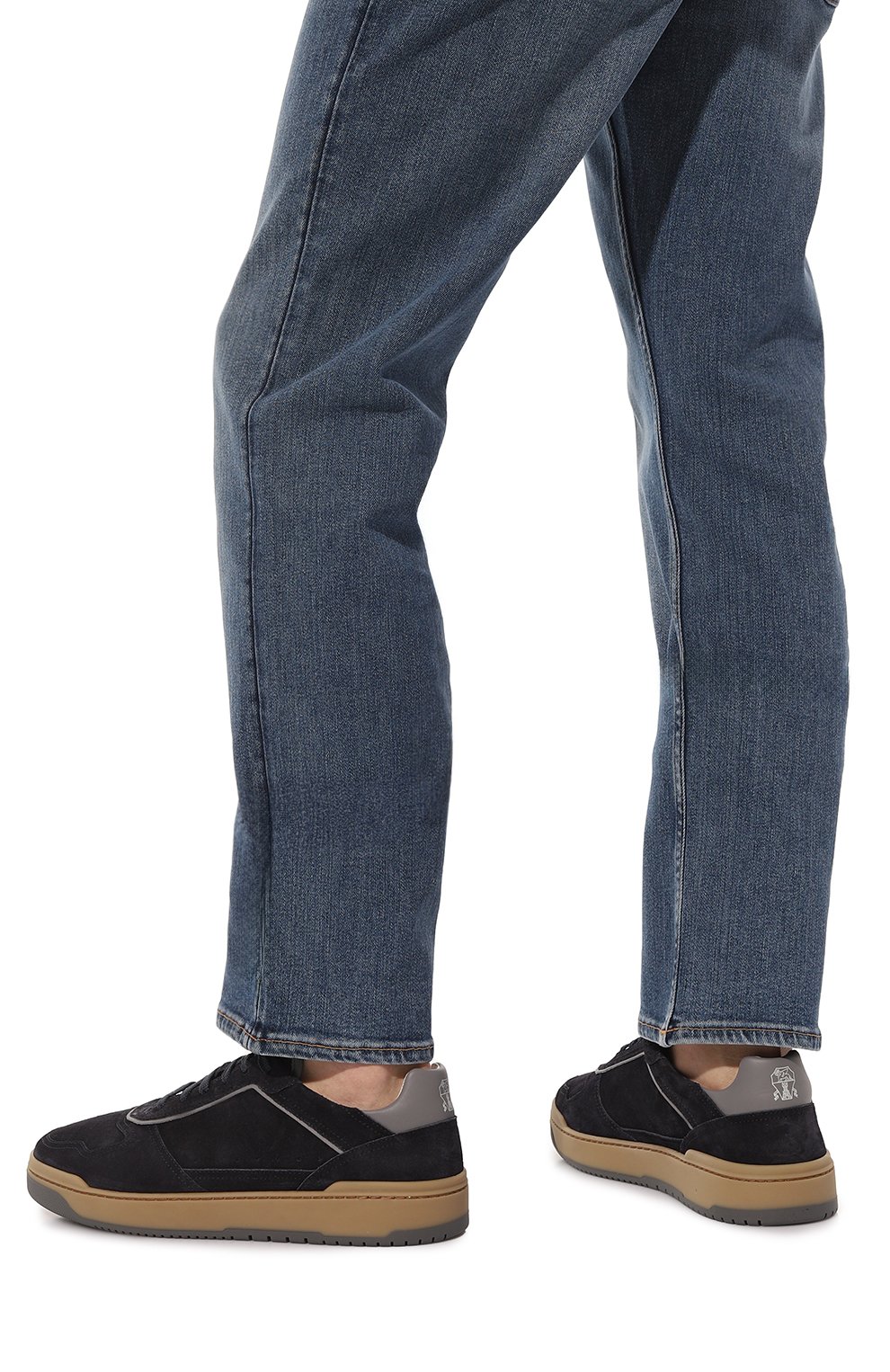 Замшевые кеды slam BRUNELLO CUCINELLI, арт. MZUSIB2186, фото 3