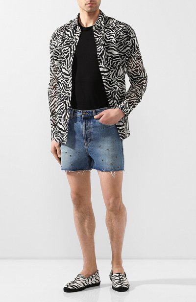 Джинсовые шорты SAINT LAURENT, арт. 606814/YL870, фото 2
