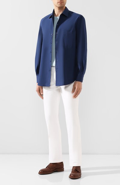 Хлопковая рубашка LORO PIANA, арт. FAE8356, фото 2