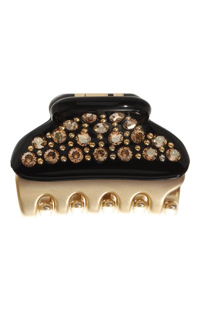 Заколка для волос ALEXANDRE DE PARIS черного цвета по цене 11960 руб., арт. ICCB-12831-06 N3, фото 3 Заколка для волос ALEXANDRE DE PARIS, арт. ICCB-12831-06 N3, фото 3