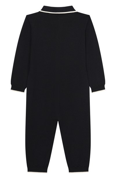 Шерстяной комбинезон DOLCE & GABBANA темно-синего цвета по цене 89950 руб., арт. L1KWK1/JDVIZ, фото 2 Шерстяной комбинезон DOLCE & GABBANA, арт. L1KWK1/JDVIZ, фото 2