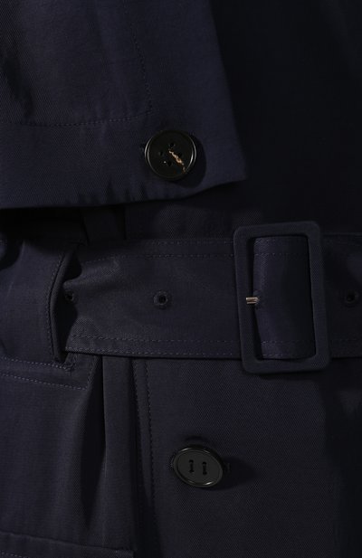 Тренч с поясом ACNE STUDIOS темно-синего цвета по цене 133000 руб., арт. A90108, фото 5 Тренч с поясом ACNE STUDIOS, арт. A90108, фото 5