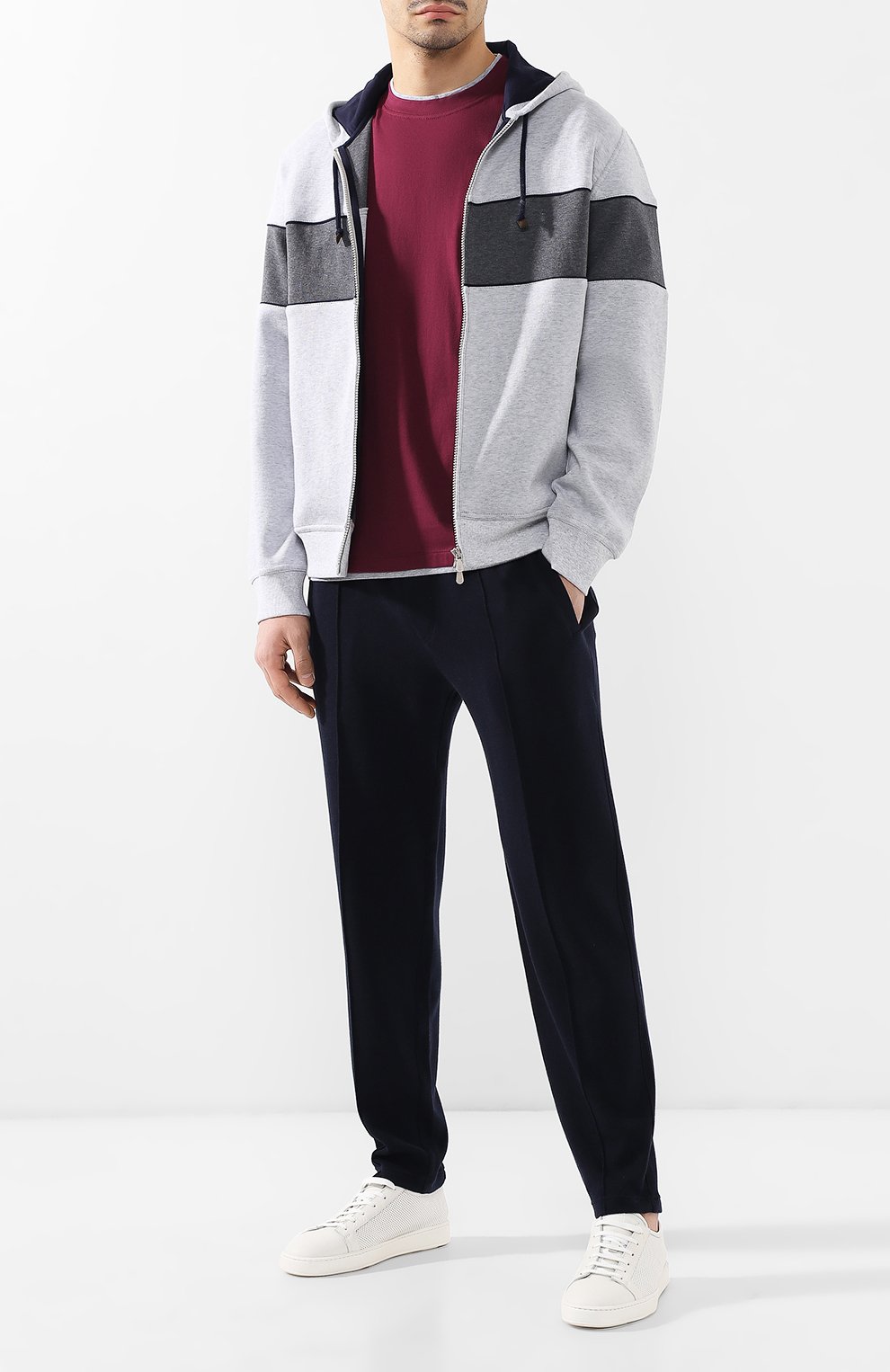 Хлопковая футболка BRUNELLO CUCINELLI, арт. M0T617427, фото 2