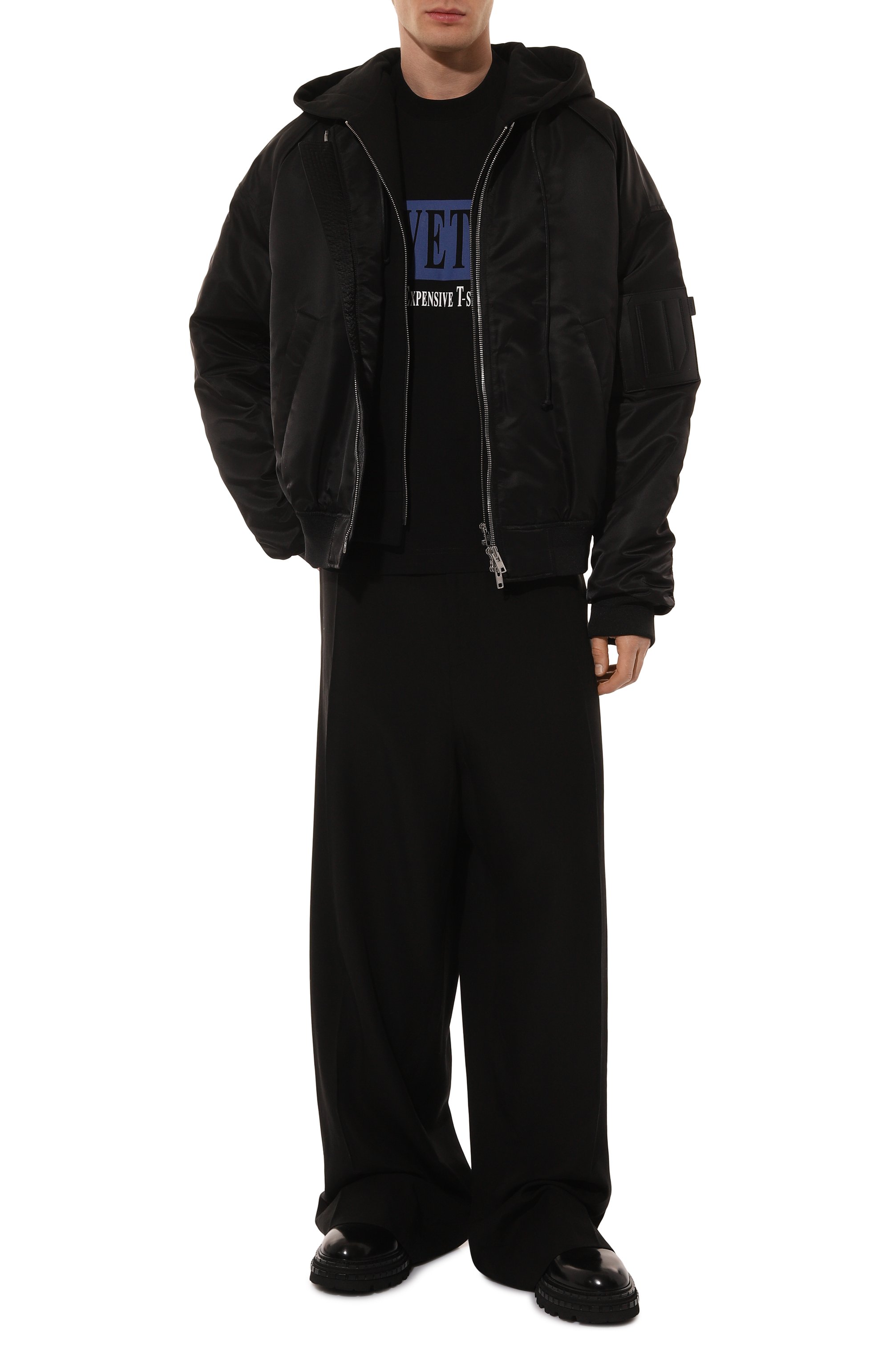 Брюки BALENCIAGA черного цвета по цене 186500 руб., арт. 809134/TR037, фото 2 Брюки BALENCIAGA, арт. 809134/TR037, фото 2