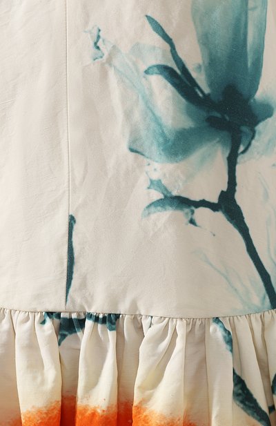 Платье из смеси хлопка и льна DRIES VAN NOTEN оранжевого цвета по цене 93600 руб., арт. 191-11064-7359, фото 5 Платье из смеси хлопка и льна DRIES VAN NOTEN, арт. 191-11064-7359, фото 5