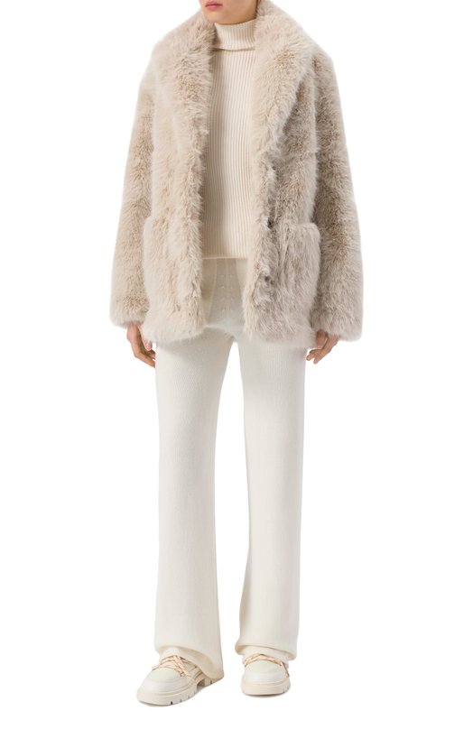 Комбинированные ботинки Biker Puffer INUIKII 1002.001.0021 Кремовый  1002.001.0021 Фото 3