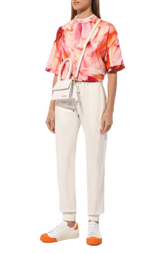 Хлопковая футболка Roberto Cavalli Разноцветный, фото 2