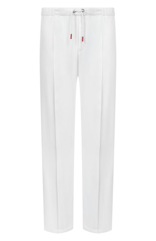 Брюки из лиоцелла Kiton UPR003LK0606H Белый UPR003LK0606H