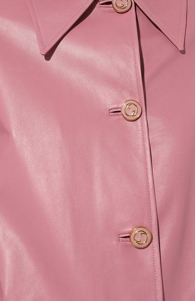 Кожаное пальто GUCCI, арт. 624446 XNAEX, фото 5