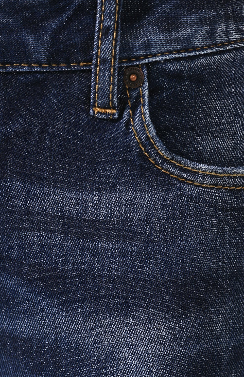 Джинсы с потертостями DSQUARED2 темно-синего цвета по цене 35600 руб., арт. S75LB0146/S30595, фото 5 Джинсы с потертостями DSQUARED2, арт. S75LB0146/S30595, фото 5