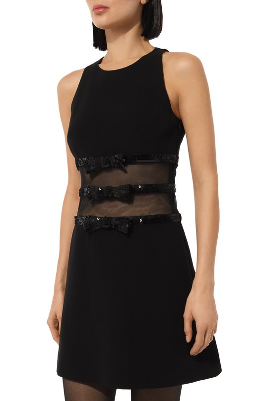 Платье из вискозы Giambattista Valli 24FWSVCA5058-88J0K Чёрный  24FWSVCA5058-88J0K Фото 3