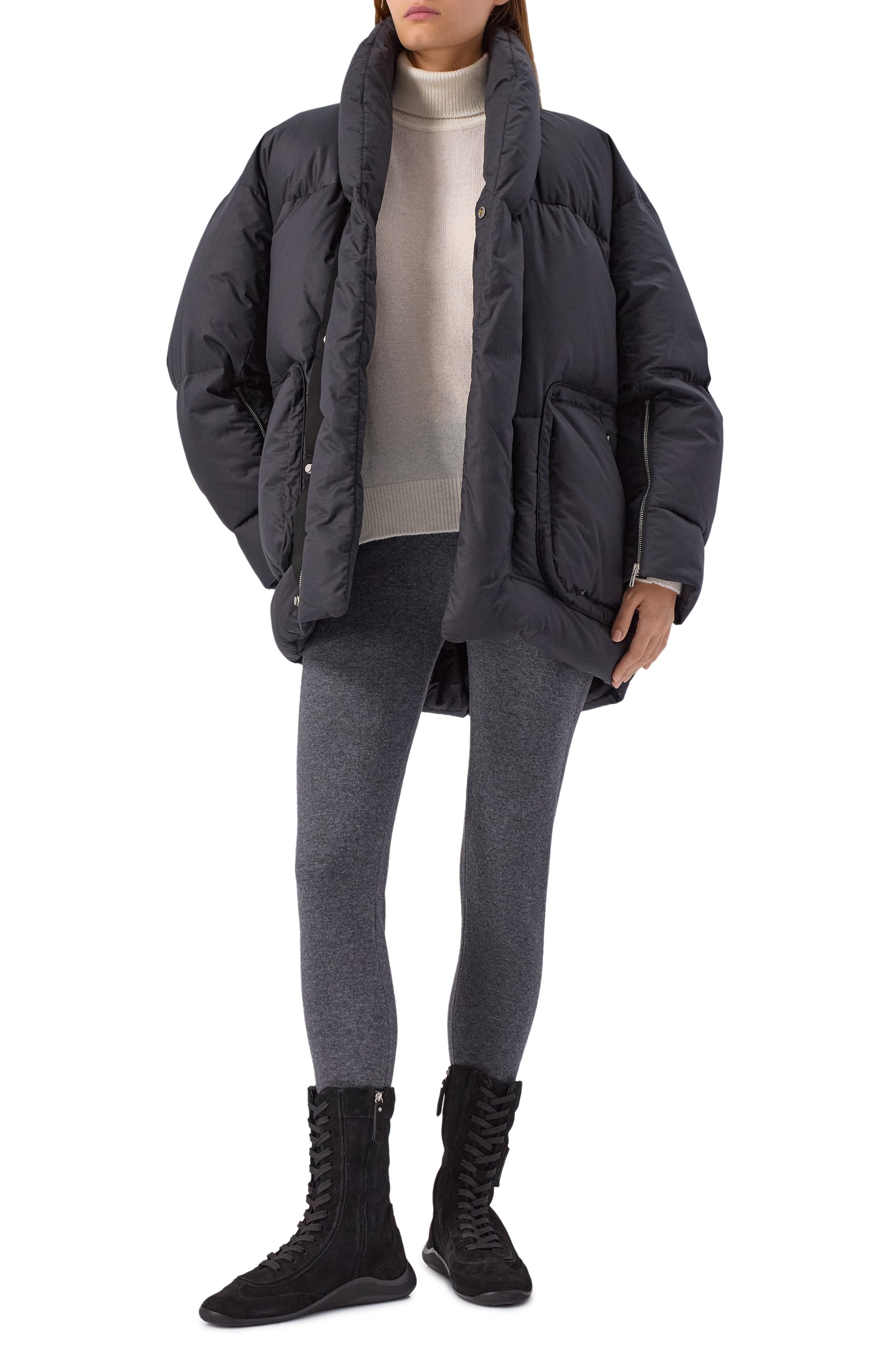 Легинсы из шерсти и кашемира FREEAGE, арт. W25.PT045.2030.991, фото 2