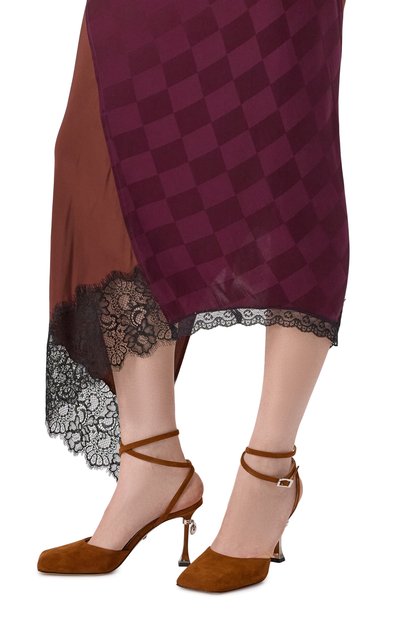 Замшевые туфли puffy heart ring 95 MACH & MACH, арт. PF25-S0965-95-SUE-LTB, фото 2