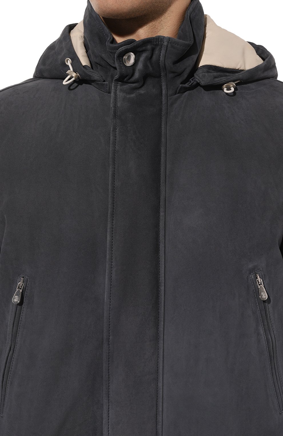 Утепленная парка BRUNELLO CUCINELLI синего цвета по цене 875500 руб., арт. M0PCL1892, фото 5 Утепленная парка BRUNELLO CUCINELLI, арт. M0PCL1892, фото 5