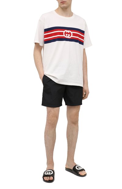 Кожаные шлепанцы GUCCI, арт. 644756/0R0F0, фото 2