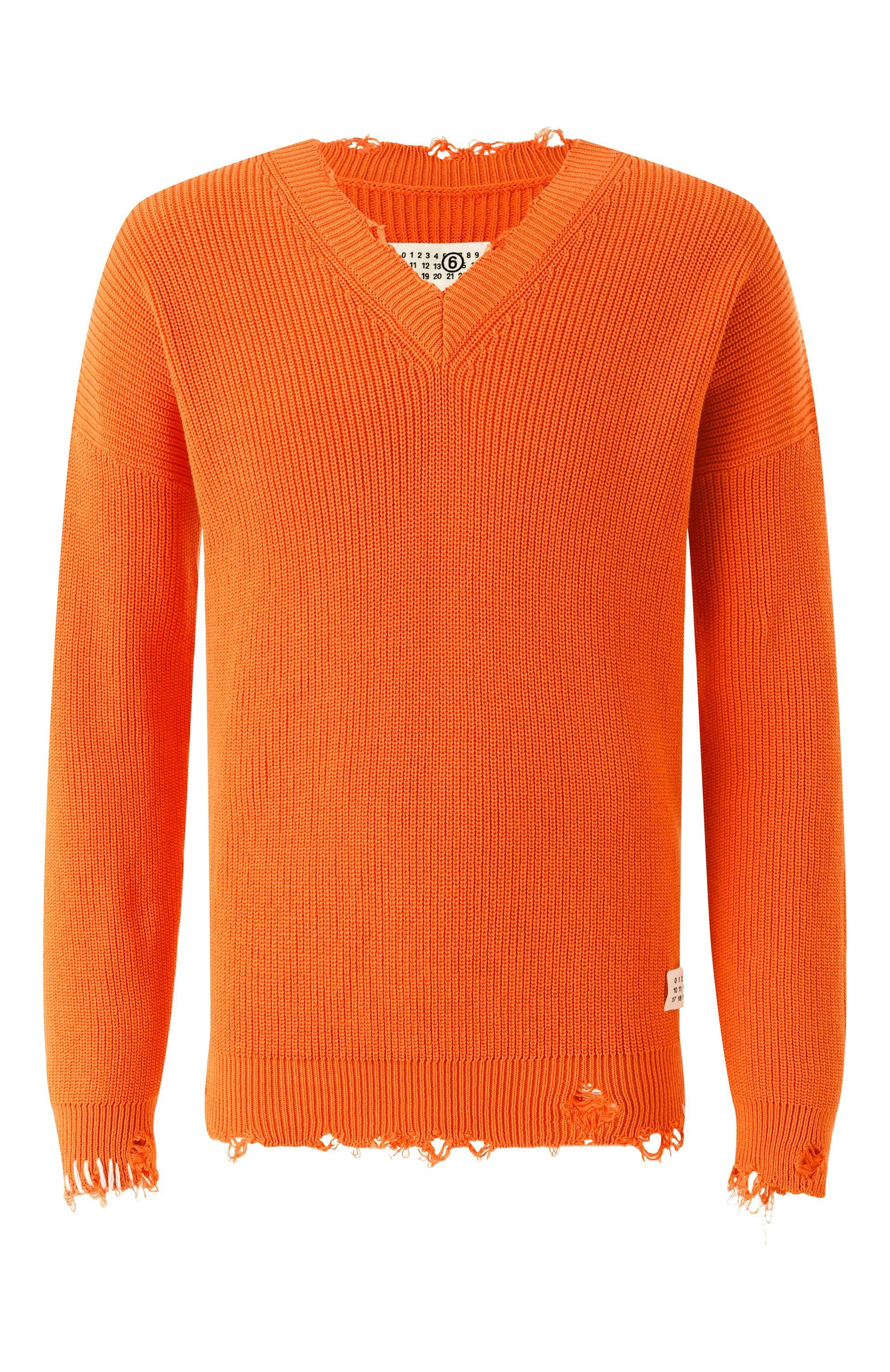Хлопковый свитер MM6, арт. SH0HN0001/M13089, фото 1