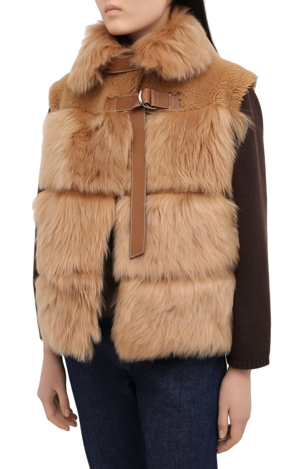 Меховой жилет CHLOÉ, арт. CHC20WCG08200, фото 3